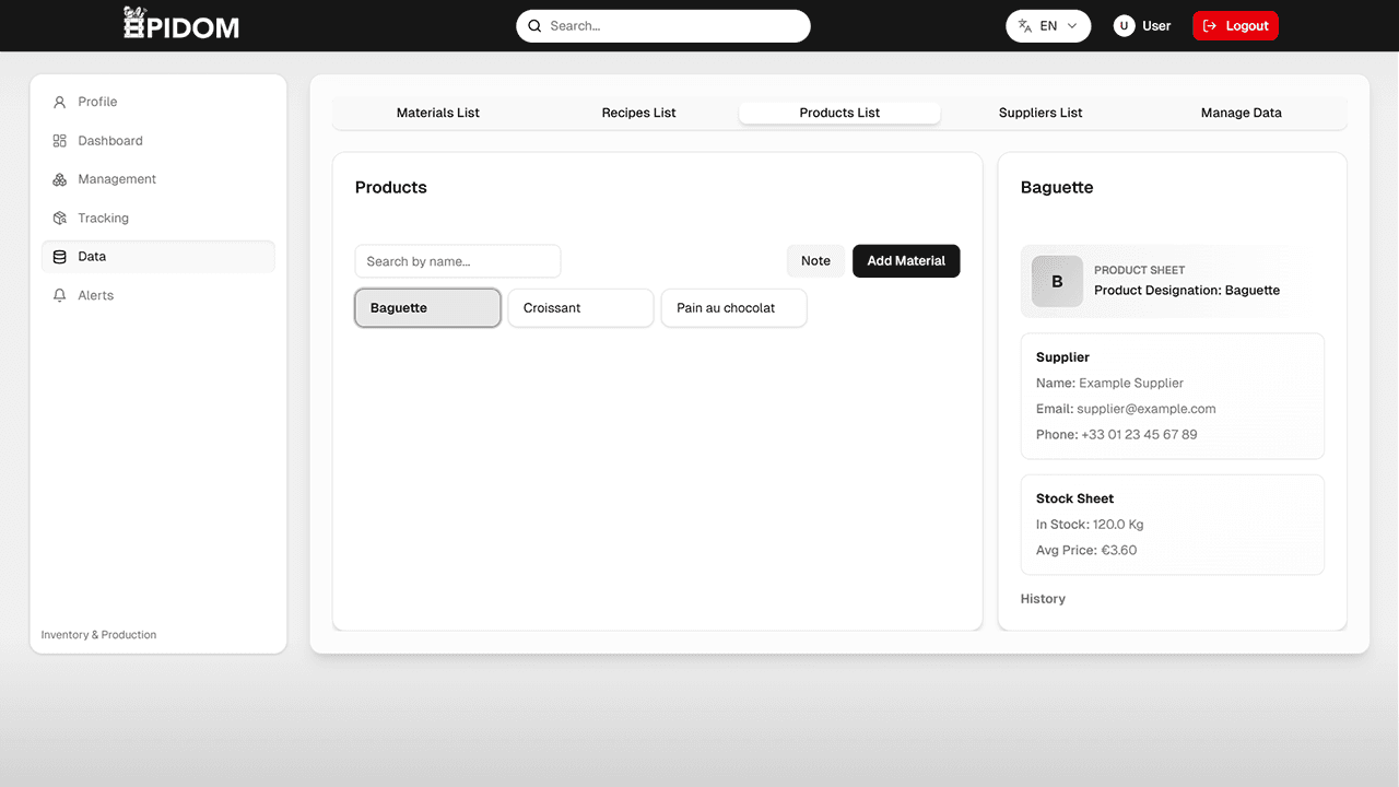 Smart Inventory
Management.